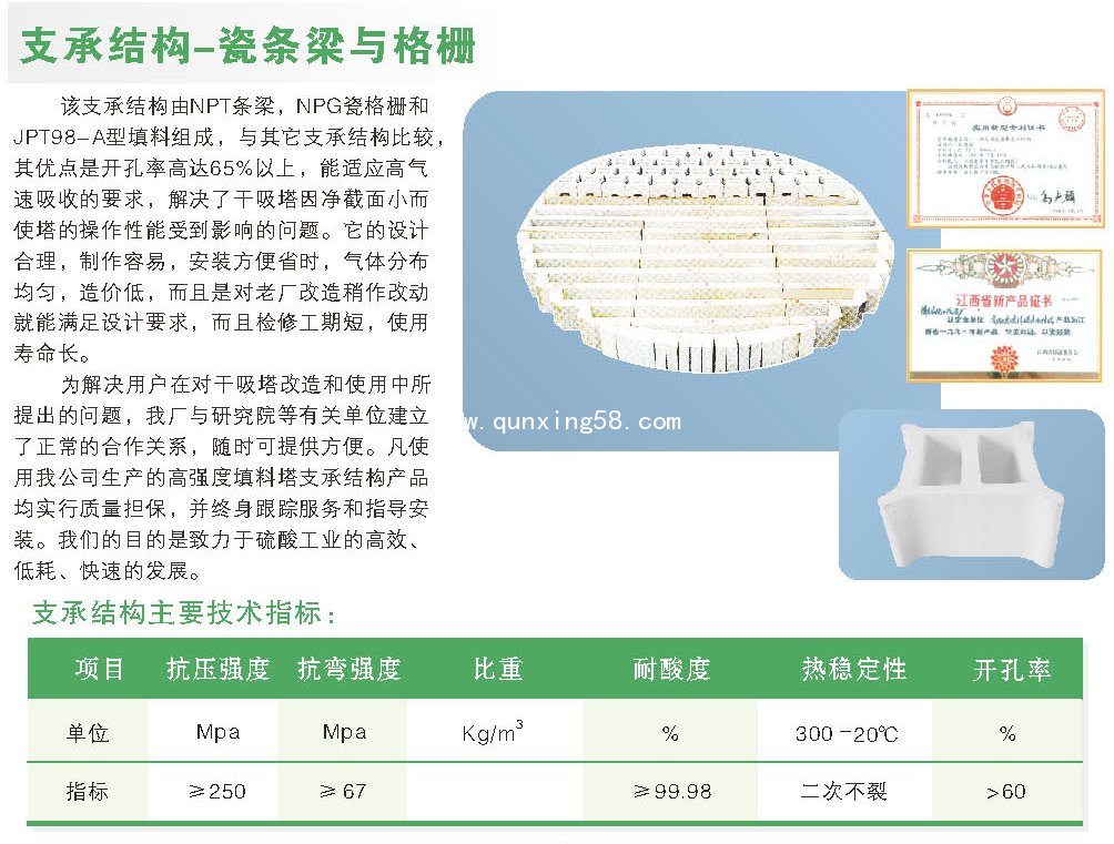 支承结构-瓷条梁与格栅