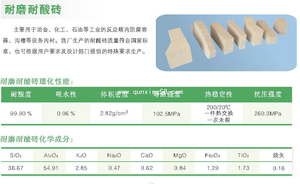 耐酸耐温砖